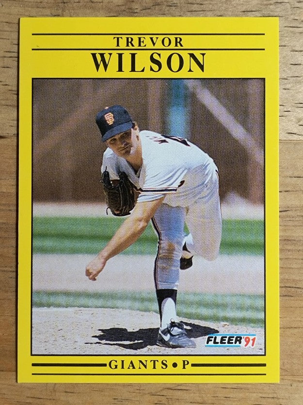 1991 Fleer #277 Trevor Wilson