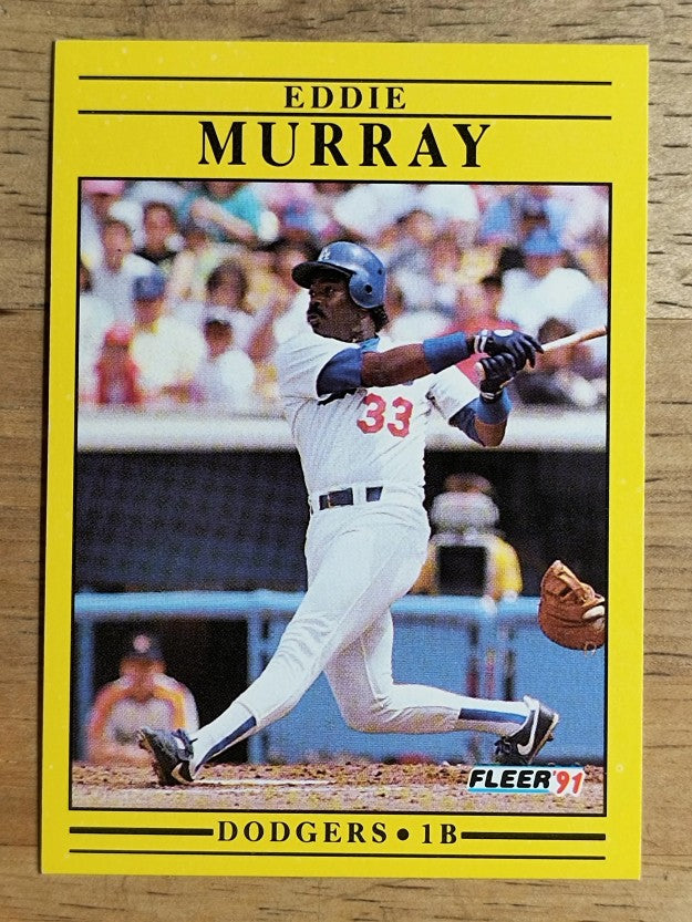 1991 Fleer #214 Eddie Murray