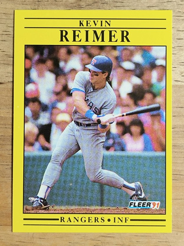 1991 Fleer #298 Kevin Reimer