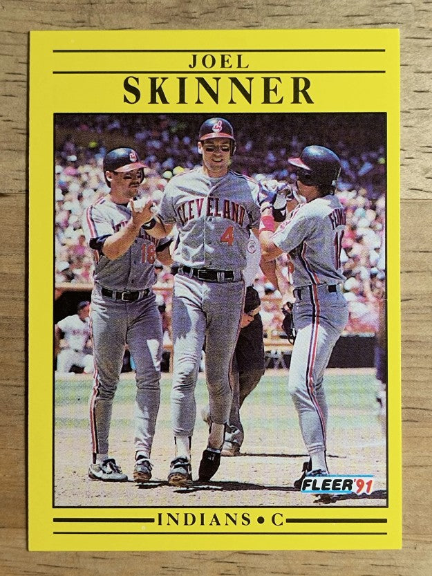 1991 Fleer #377 Joel Skinner