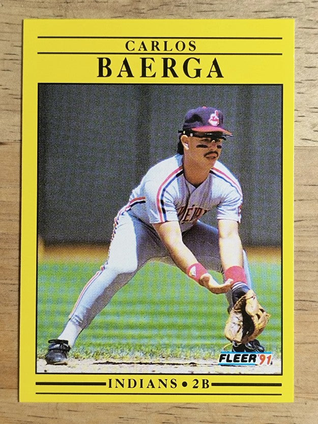 1991 Fleer #360 Carlos Baerga