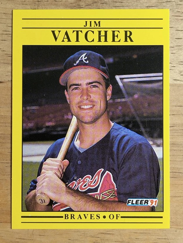 1991 Fleer #708 Jim Vatcher RC