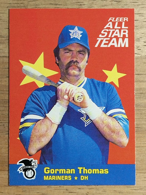 1986 Fleer All-Stars #11 Gorman Thomas