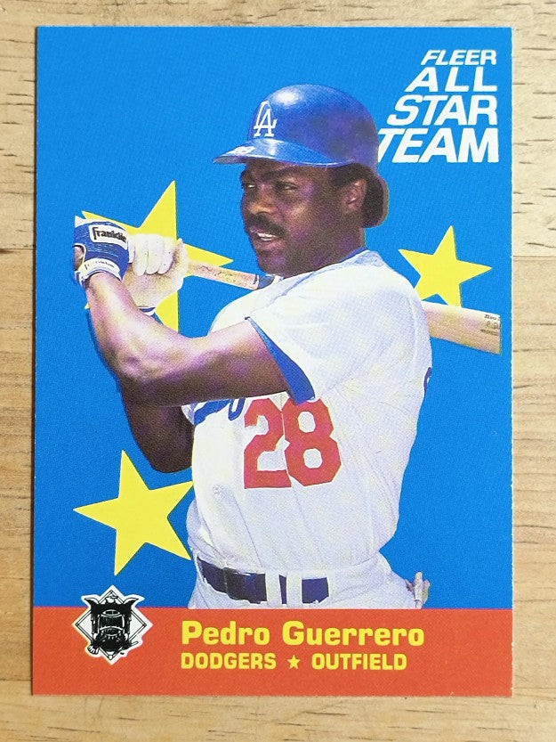 1986 Fleer All-Stars #8 Pedro Guerrero