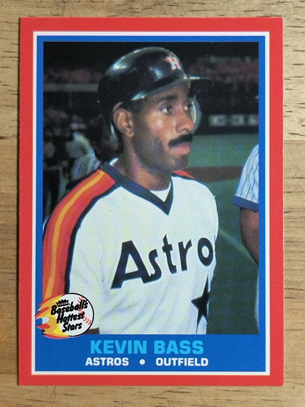 1987 Fleer Hottest Stars #3 Kevin Bass