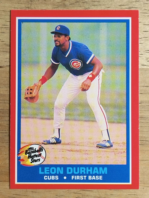 1987 Fleer Hottest Stars #15 Leon Durham
