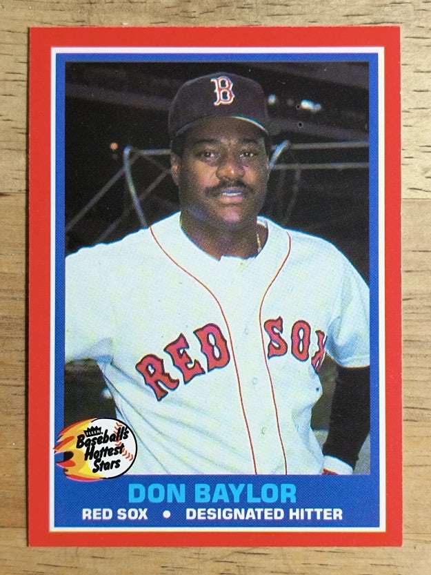 1987 Fleer Hottest Stars #4 Don Baylor