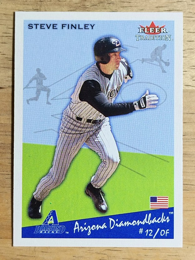 2002 Fleer Tradition #267 Steve Finley