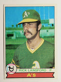 1979 Topps #29 Rick Langford (EX)