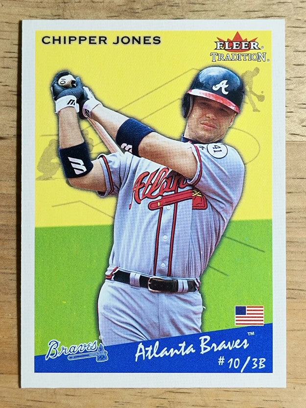 2002 Fleer Tradition #223 Chipper Jones