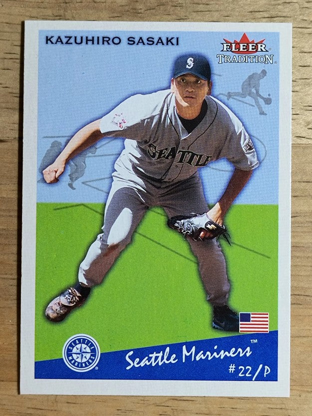 2002 Fleer Tradition #345 Kazuhiro Sasaki