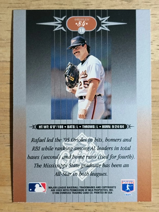1996 Leaf Limited #84 Rafael Palmeiro