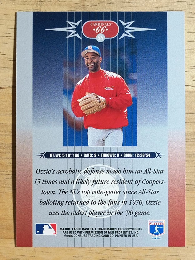 1996 Leaf Limited #66 Ozzie Smith