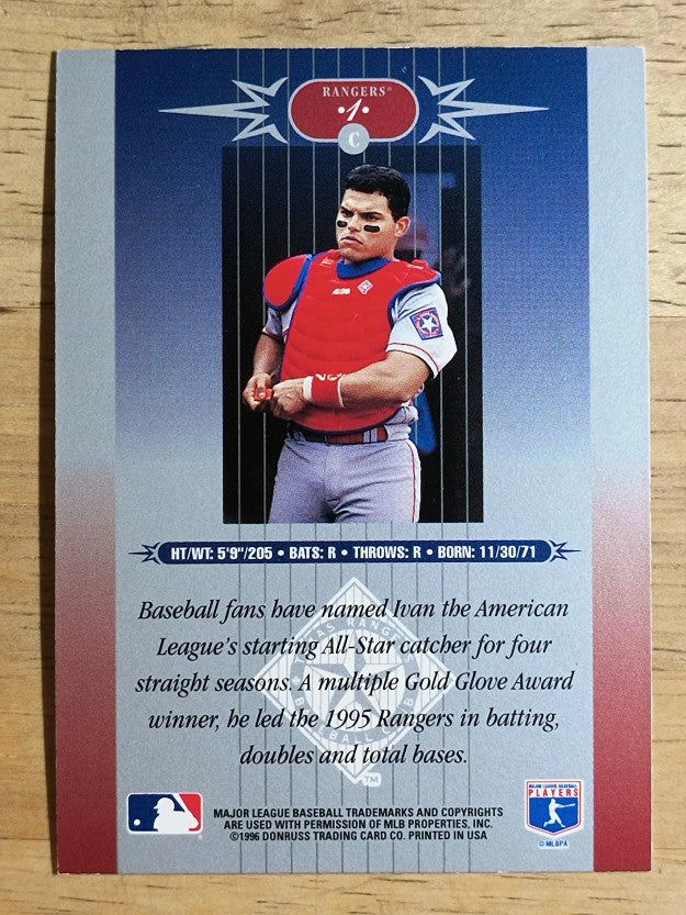 1996 Leaf Limited #1 Ivan Rodriguez