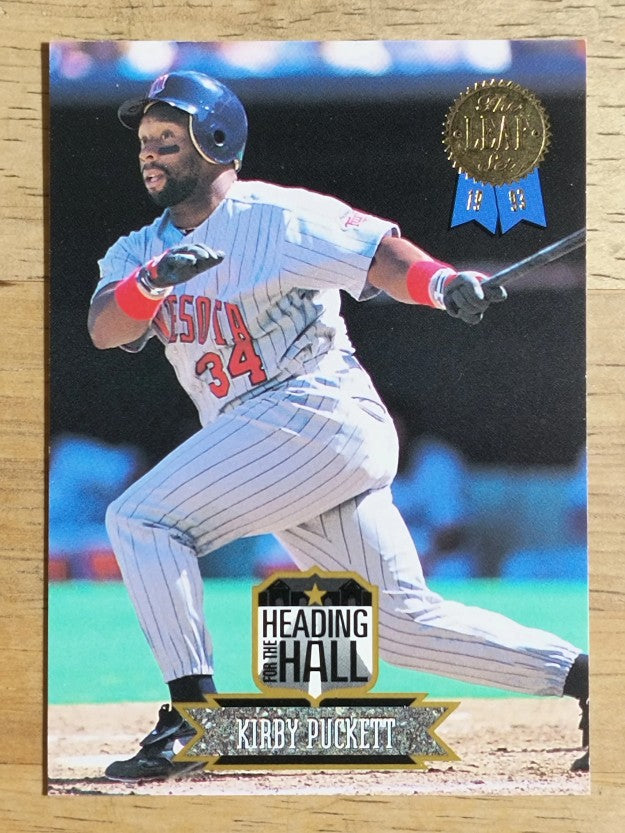 1993 Leaf Heading for the Hall #9 Kirby Puckett