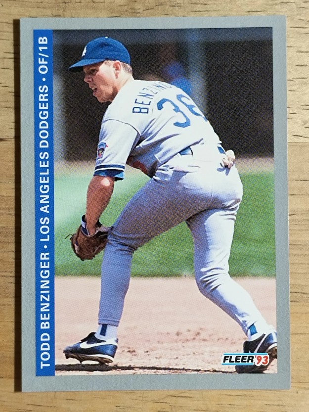 1993 Fleer #58 Todd Benzinger