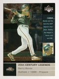 2000 Upper Deck Legends #110 Barry Bonds 20C