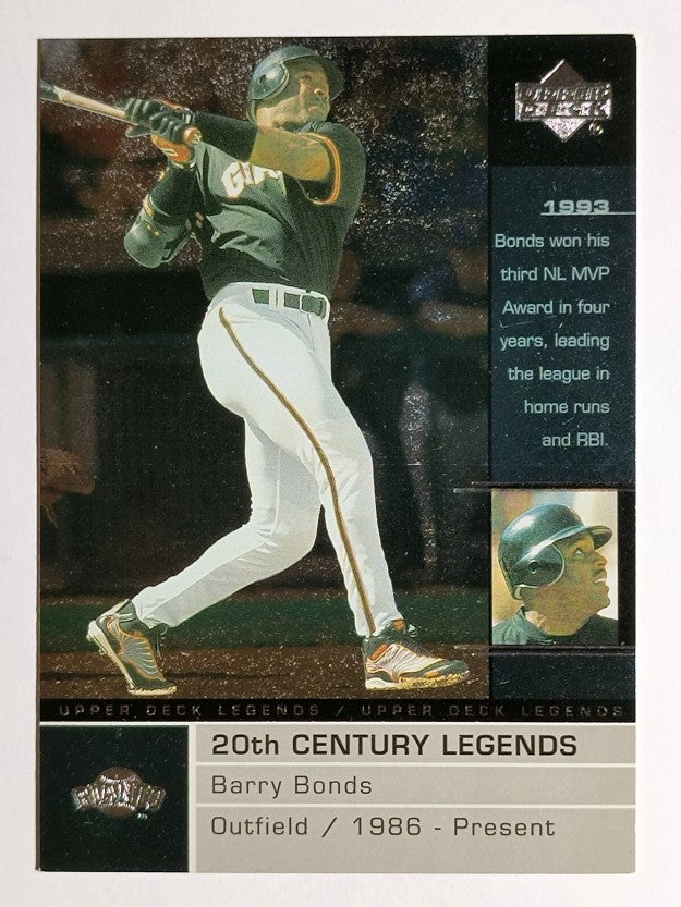 2000 Upper Deck Legends #110 Barry Bonds 20C