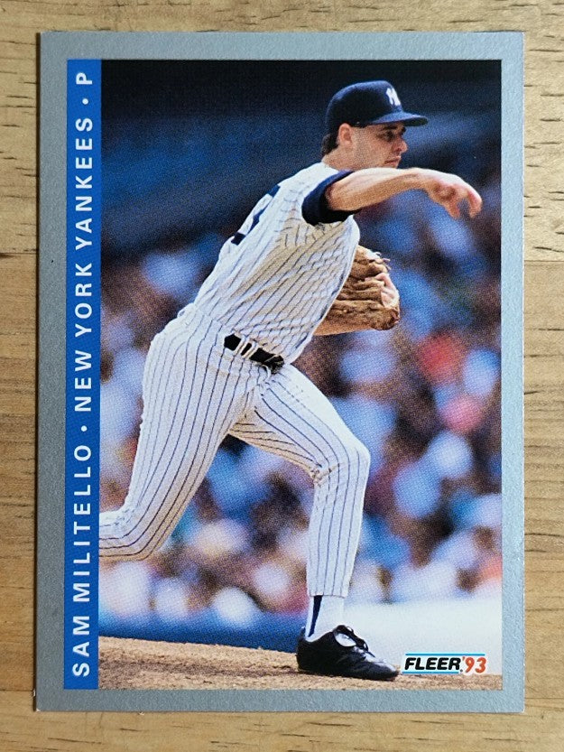 1993 Fleer #282 Sam Militello