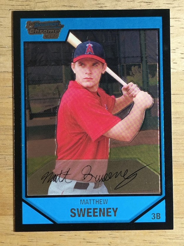 2007 Bowman Chrome Prospects #BC11 Matthew Sweeney