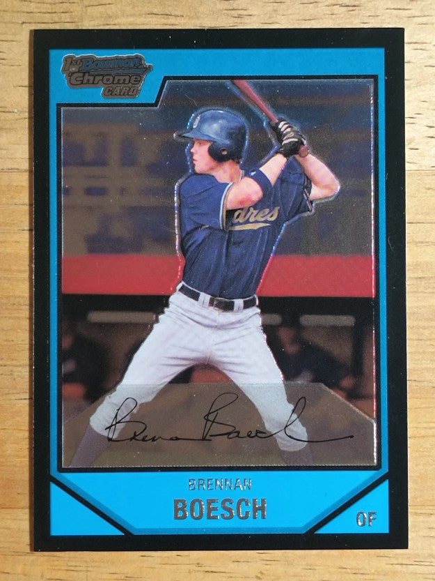 2007 Bowman Chrome Prospects #BC13 Brennan Boesch