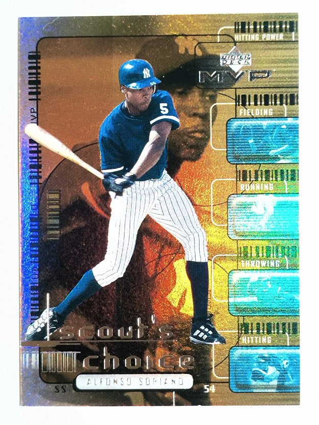 2000 Upper Deck MVP Scout's Choice #SC8 Alfonso Soriano