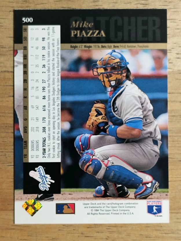 1994 Upper Deck #500 Mike Piazza