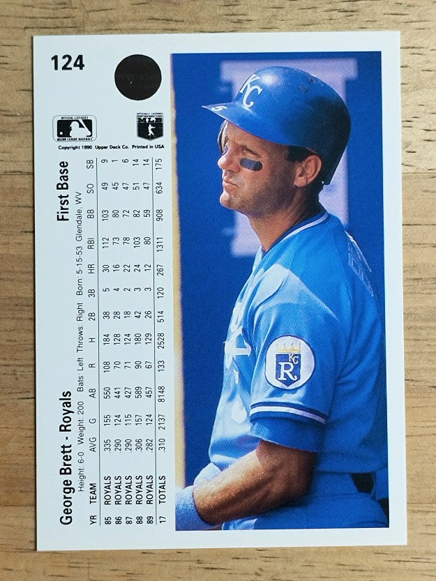 1990 Upper Deck #124 George Brett