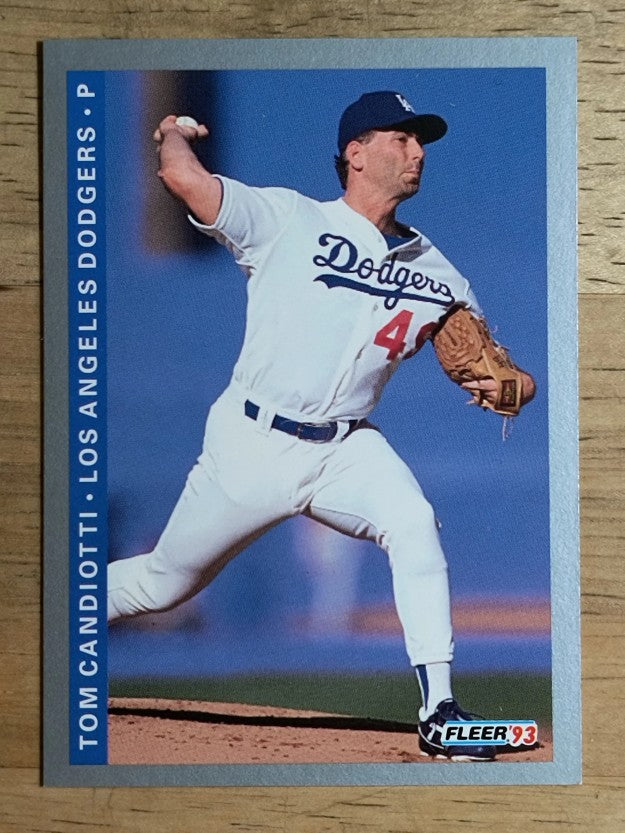 1993 Fleer #60 Tom Candiotti