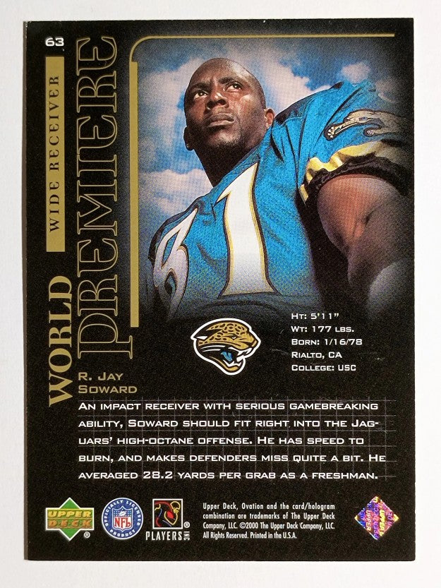 2000 Upper Deck Ovation #63 R.Jay Soward RC