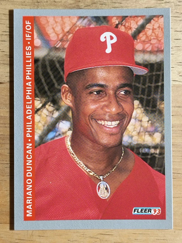 1993 Fleer #101 Mariano Duncan