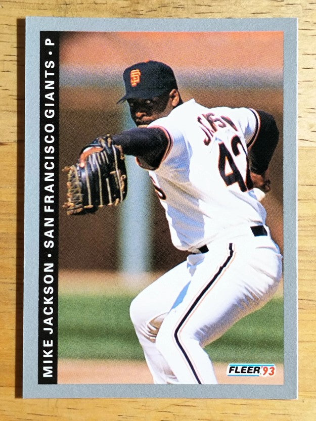 1993 Fleer #156 Mike Jackson