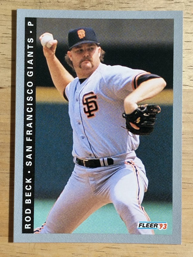 1993 Fleer #150 Rod Beck