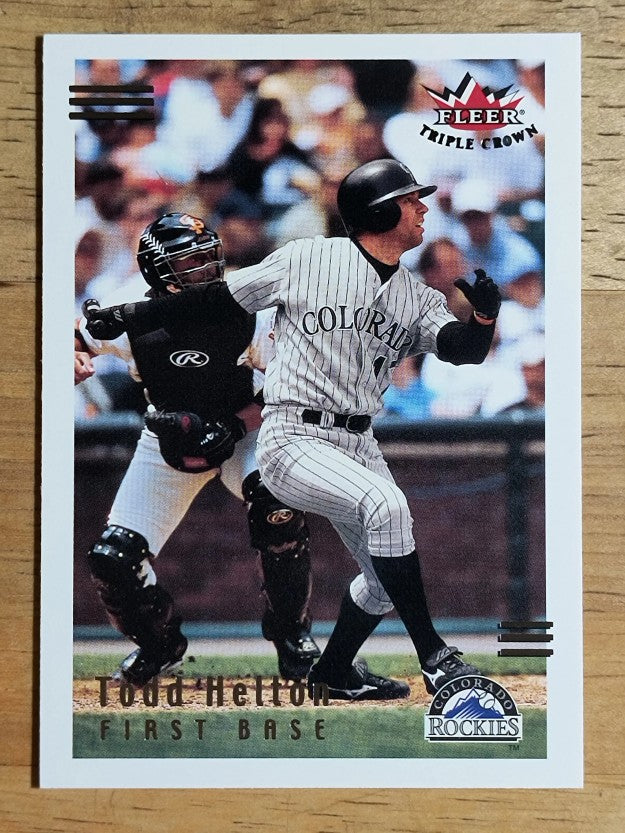 2002 Fleer Triple Crown #83 Todd Helton