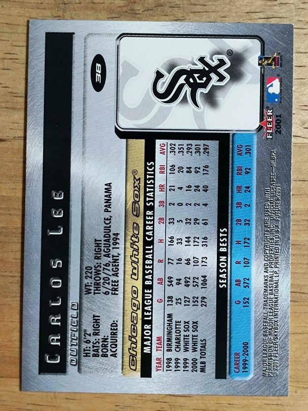 2001 Fleer Futures #38 Carlos Lee