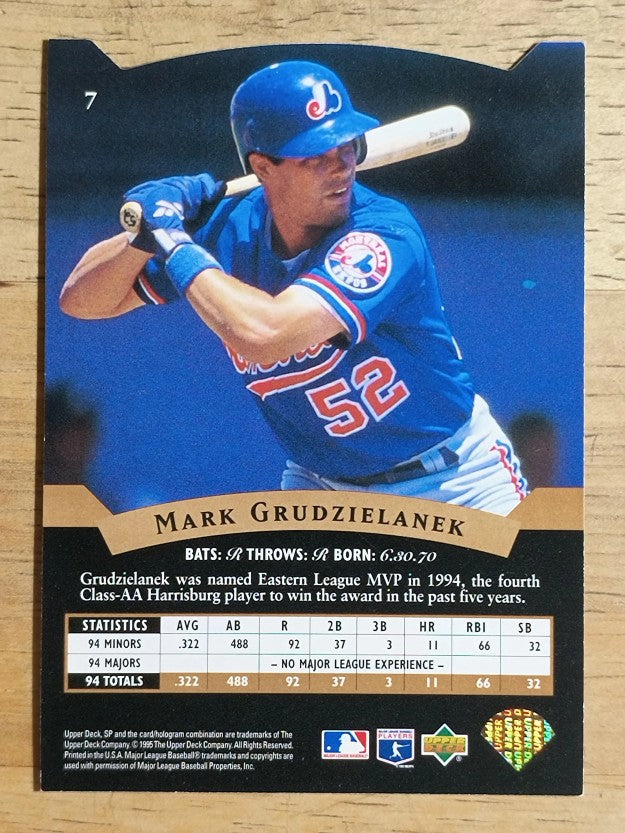 1995 SP #7 Mark Grudzielanek FOIL RC
