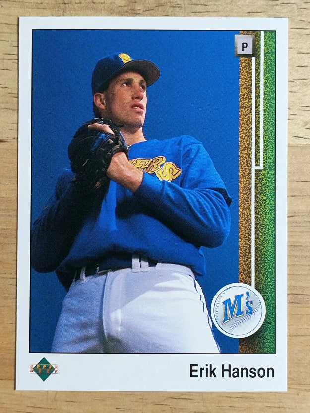 1989 Upper Deck #766 Erik Hanson RC