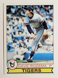 1979 Topps #33 Dave Rozema (VGEX)