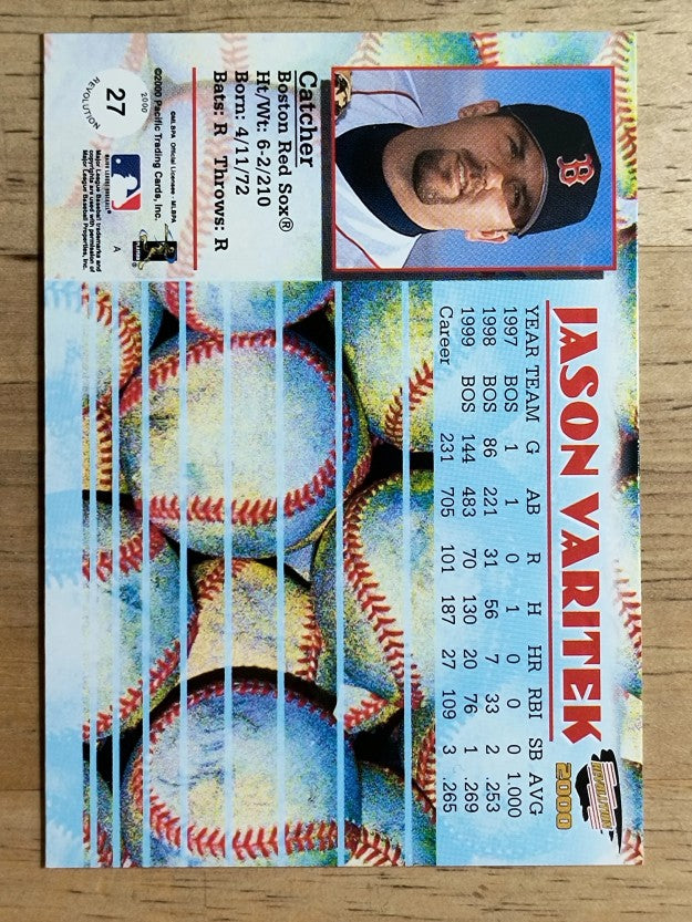 2000 Revolution #27 Jason Varitek