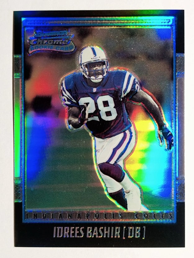 2001 Bowman Chrome #228 Idrees Bashir RC