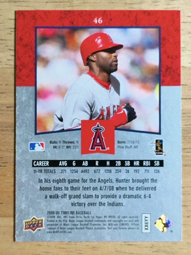 2008 Upper Deck Timeline #46 Torii Hunter