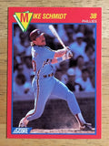1989 Score Hottest 100 Stars #76 Mike Schmidt