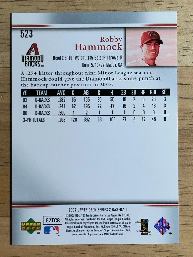 2007 Upper Deck #523 Robby Hammock