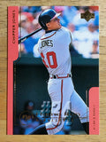 1999 Upper Deck Challengers for 70 #74 Chipper Jones HRH