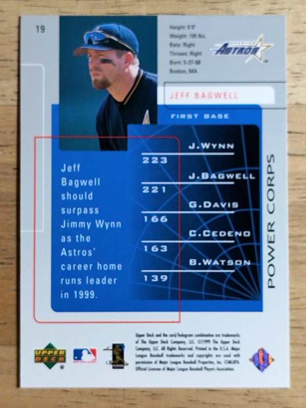 1999 Upper Deck Challengers for 70 #19 Jeff Bagwell
