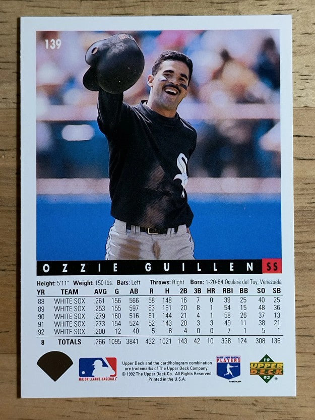 1993 Upper Deck #139 Ozzie Guillen