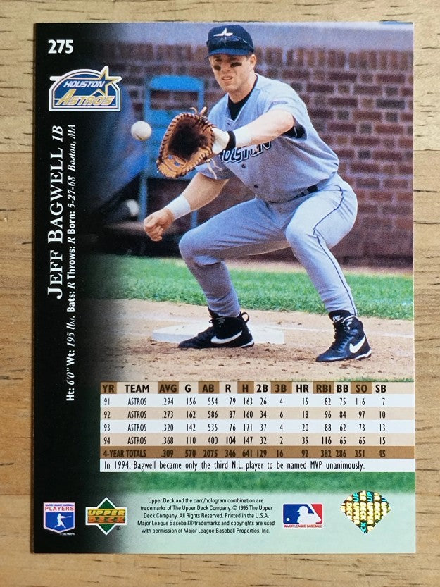 1995 Upper Deck #275 Jeff Bagwell