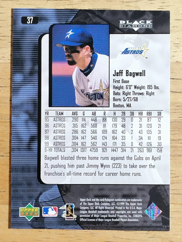 2000 Black Diamond #37 Jeff Bagwell