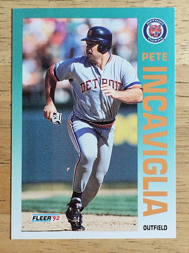1992 Fleer #139 Pete Incaviglia