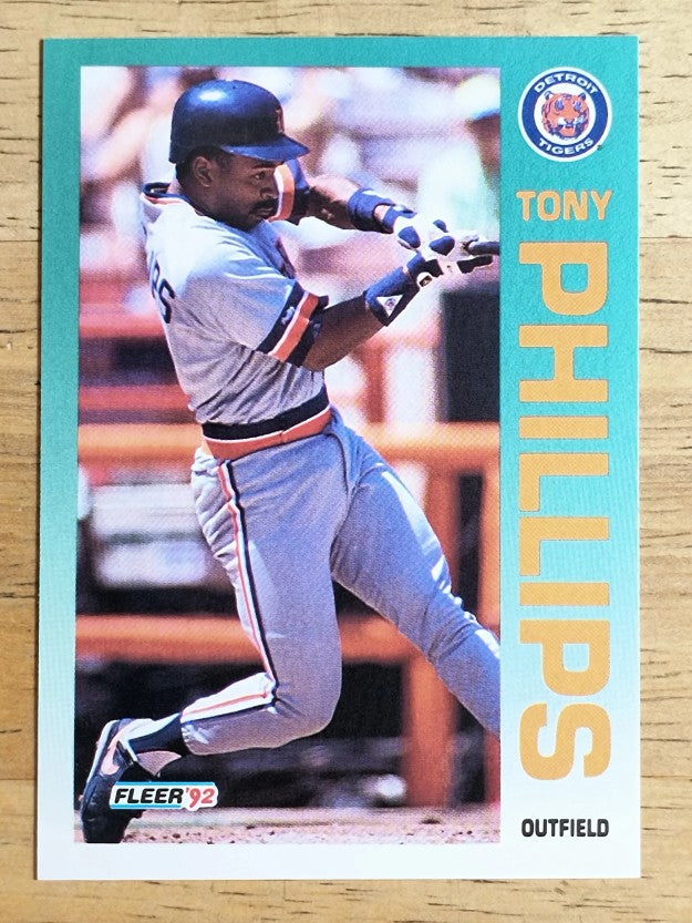 1992 Fleer #143 Tony Phillips